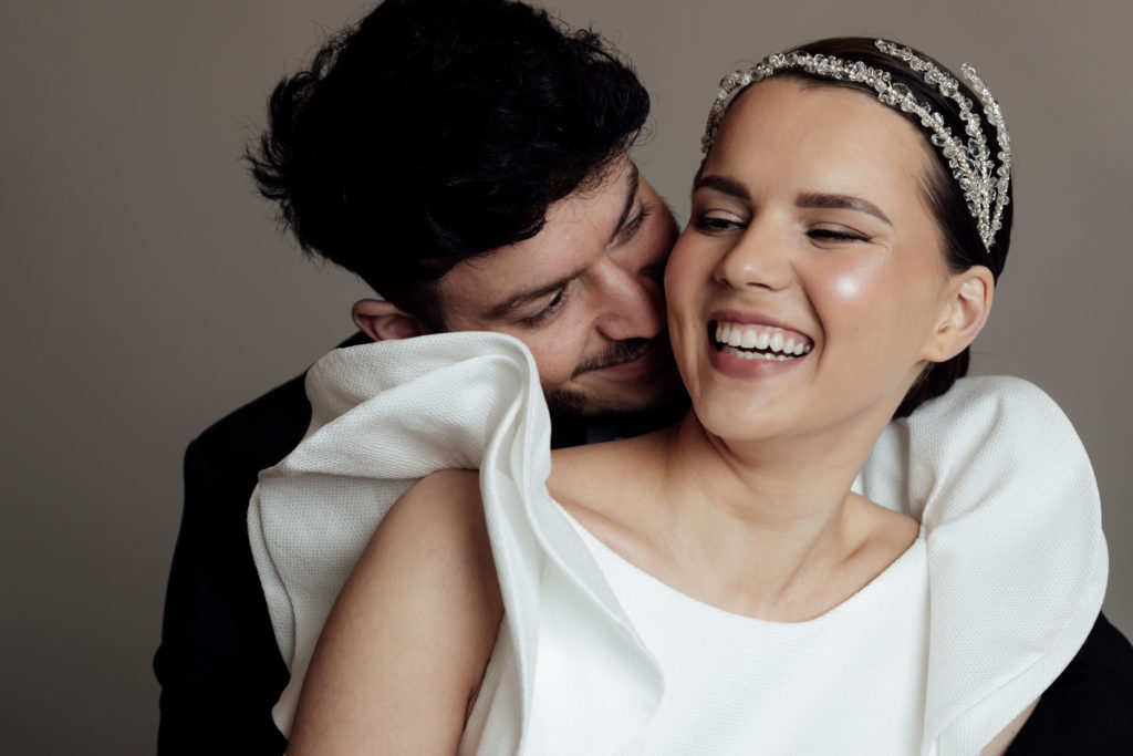 Modern country wedding models