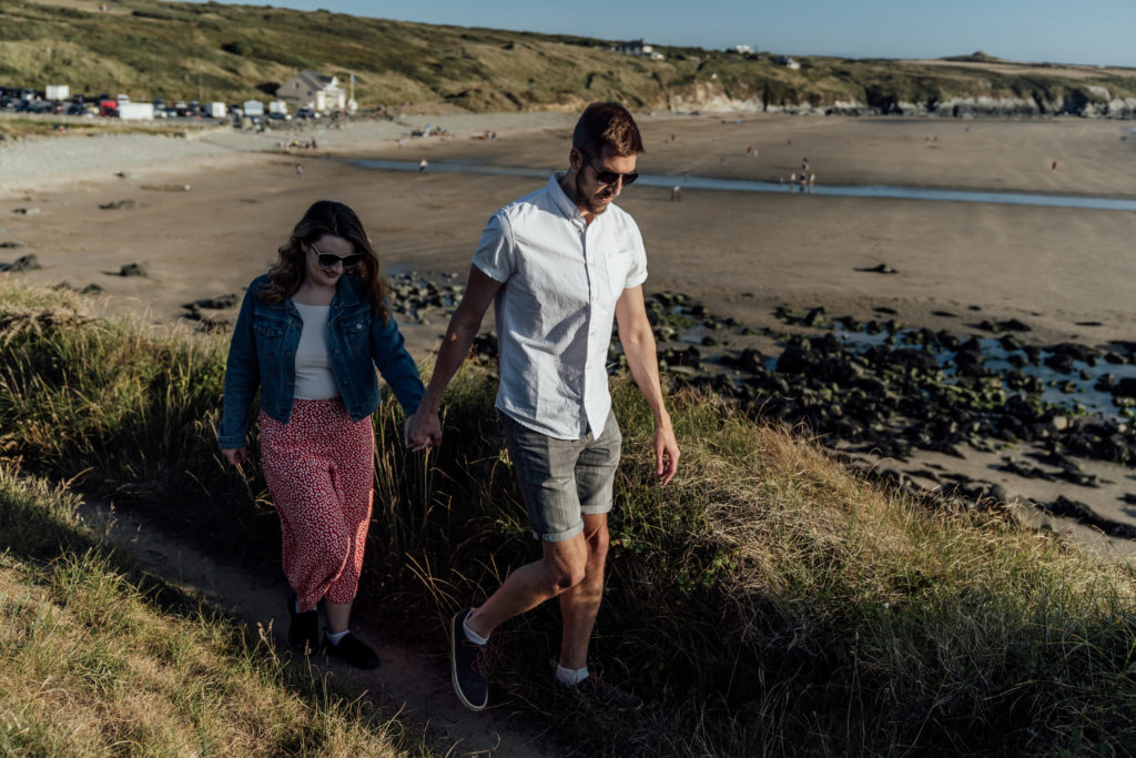 Engagement photoshoot pembrokeshire

