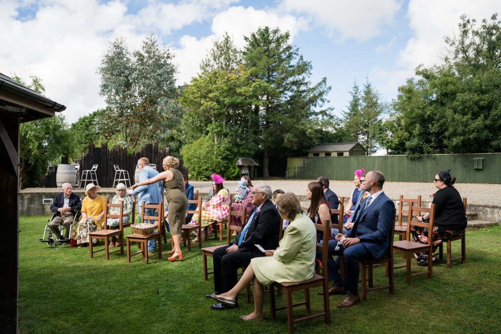 Hilton Court wedding guests