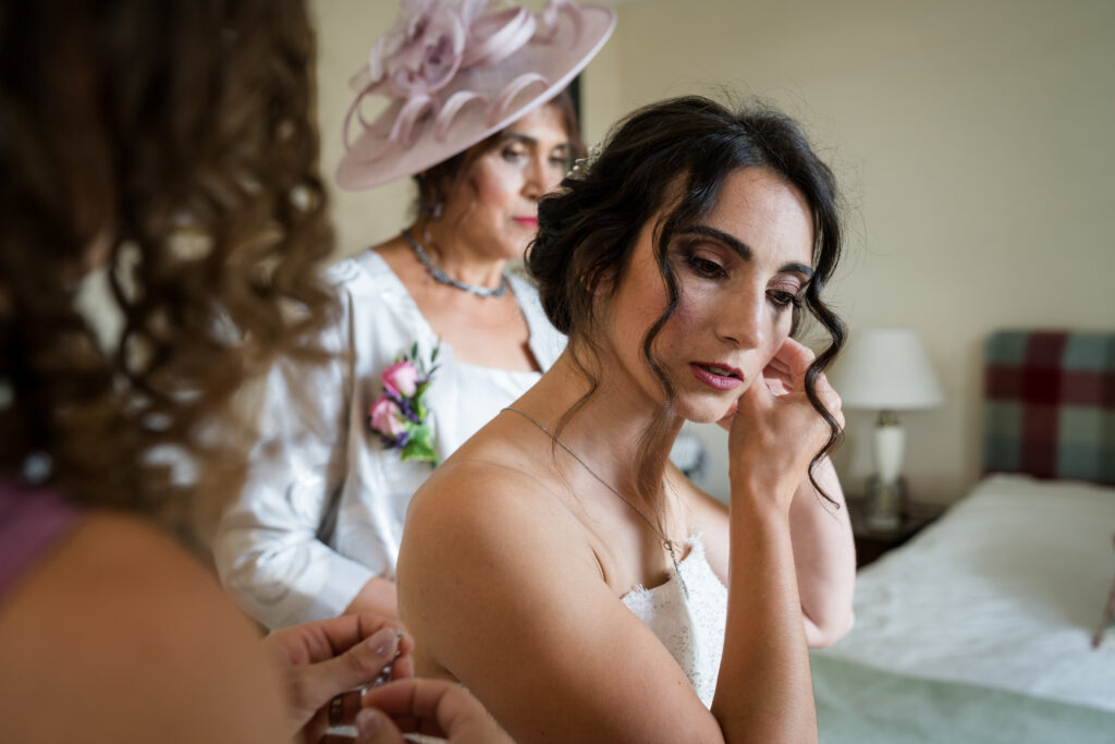 Festival wedding bride