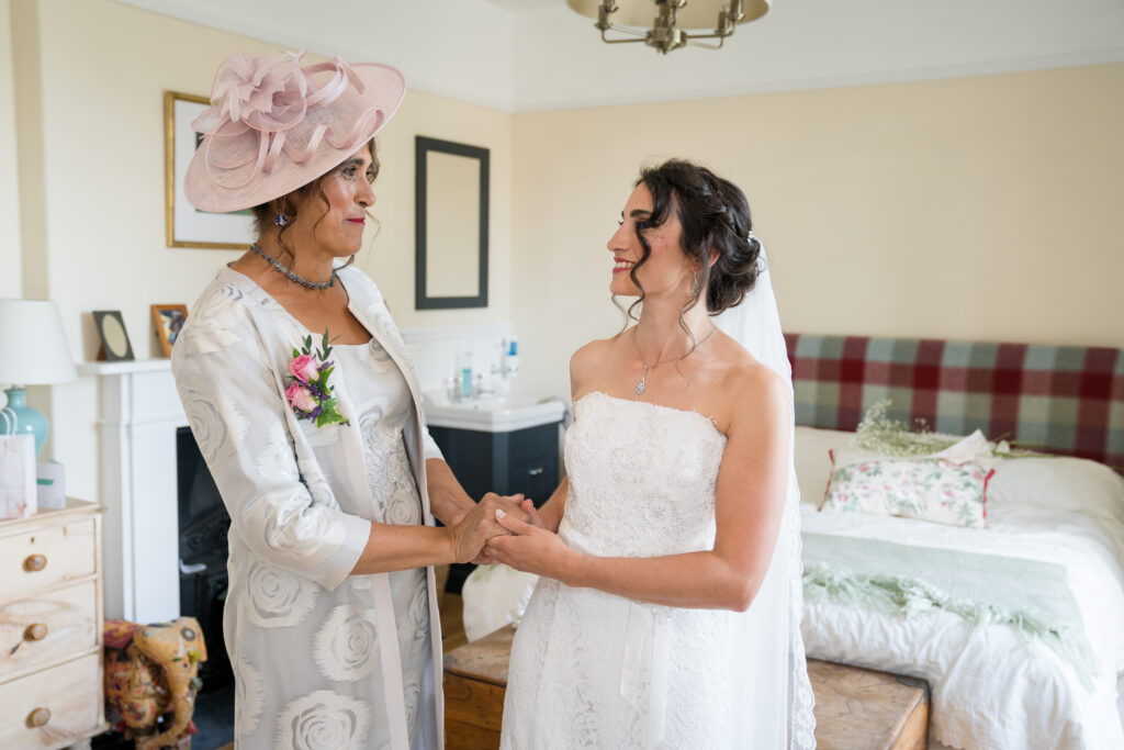 Festival wedding bride