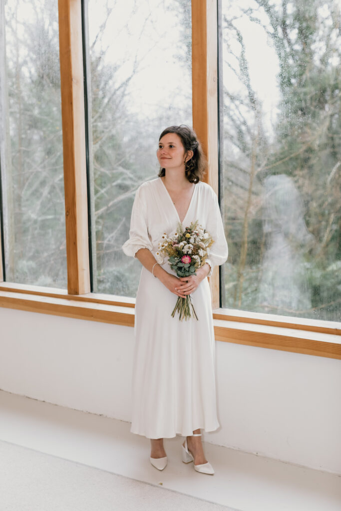 Nantwen elopement bride