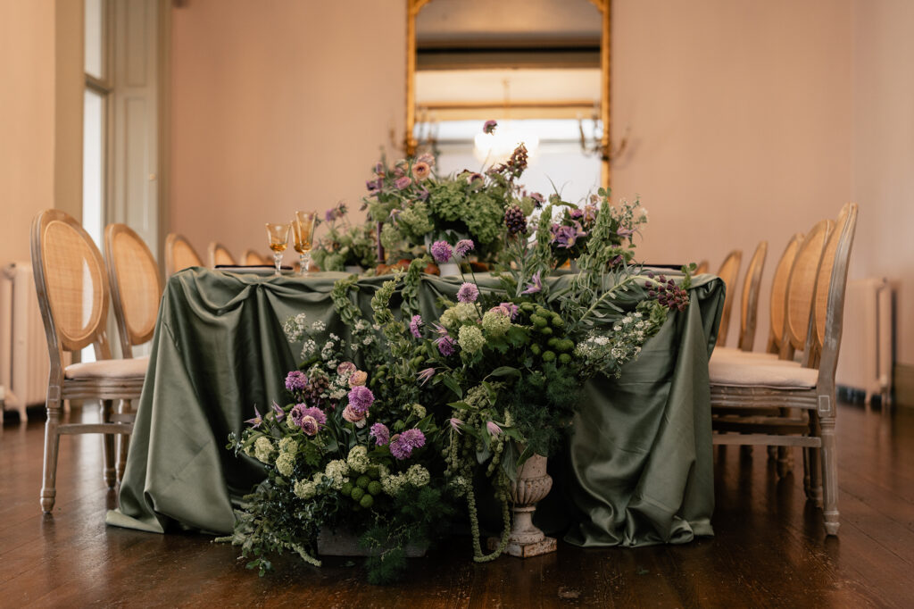 Effortlessly elegant table styling with curated florals and bespoke stationery – Garthmyl Hall wedding inspiration