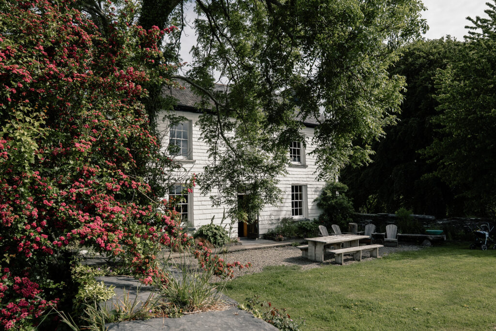 Fforest farmhouse accommodation for a May wedding.