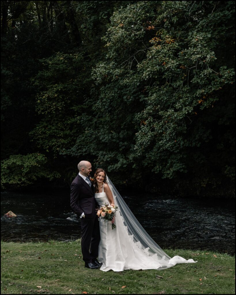The Milk Wood wedding venue in the Nevern Valley, Pembrokeshire — private riverfront estate with oak woodland
