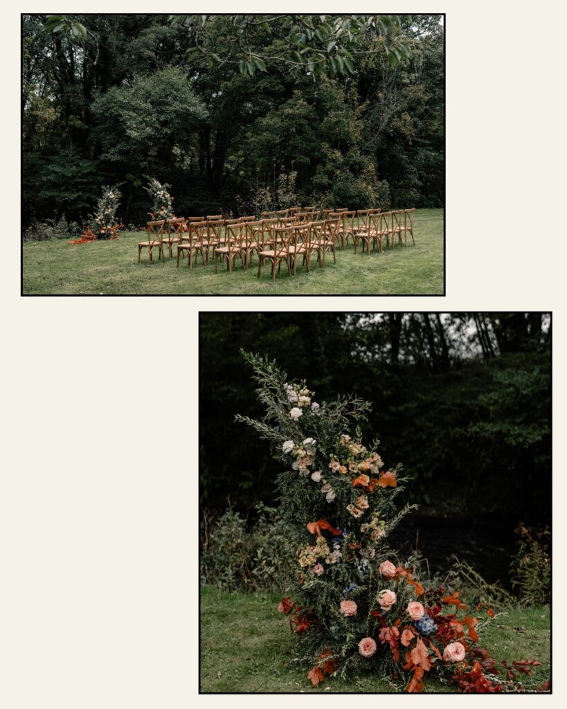 The Milk Wood wedding venue in the Nevern Valley, Pembrokeshire — private riverfront estate with oak woodland